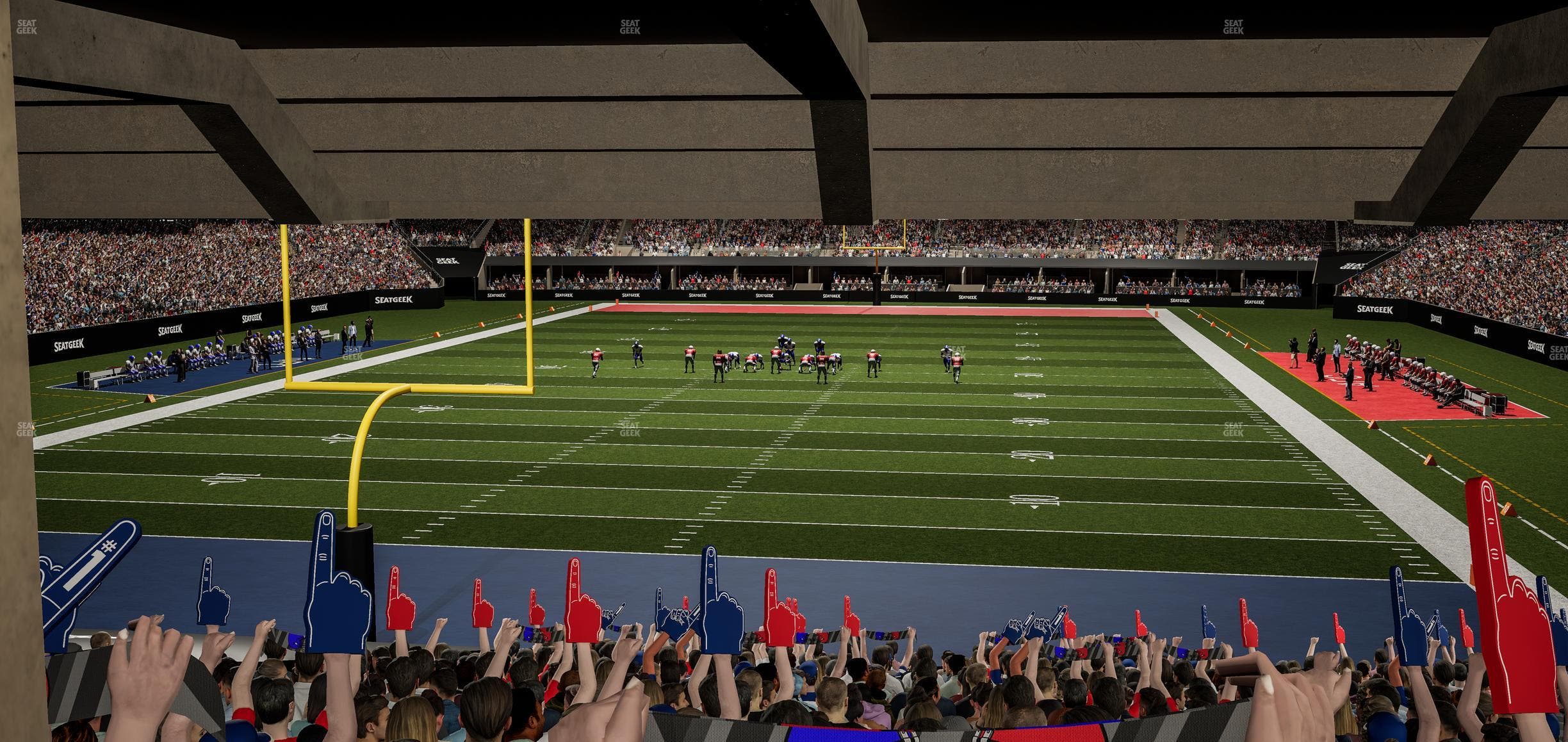 Caesars Superdome - Section 127 Seat View