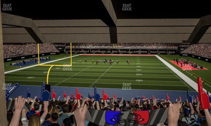 Caesars Superdome - Section 127 Seat View