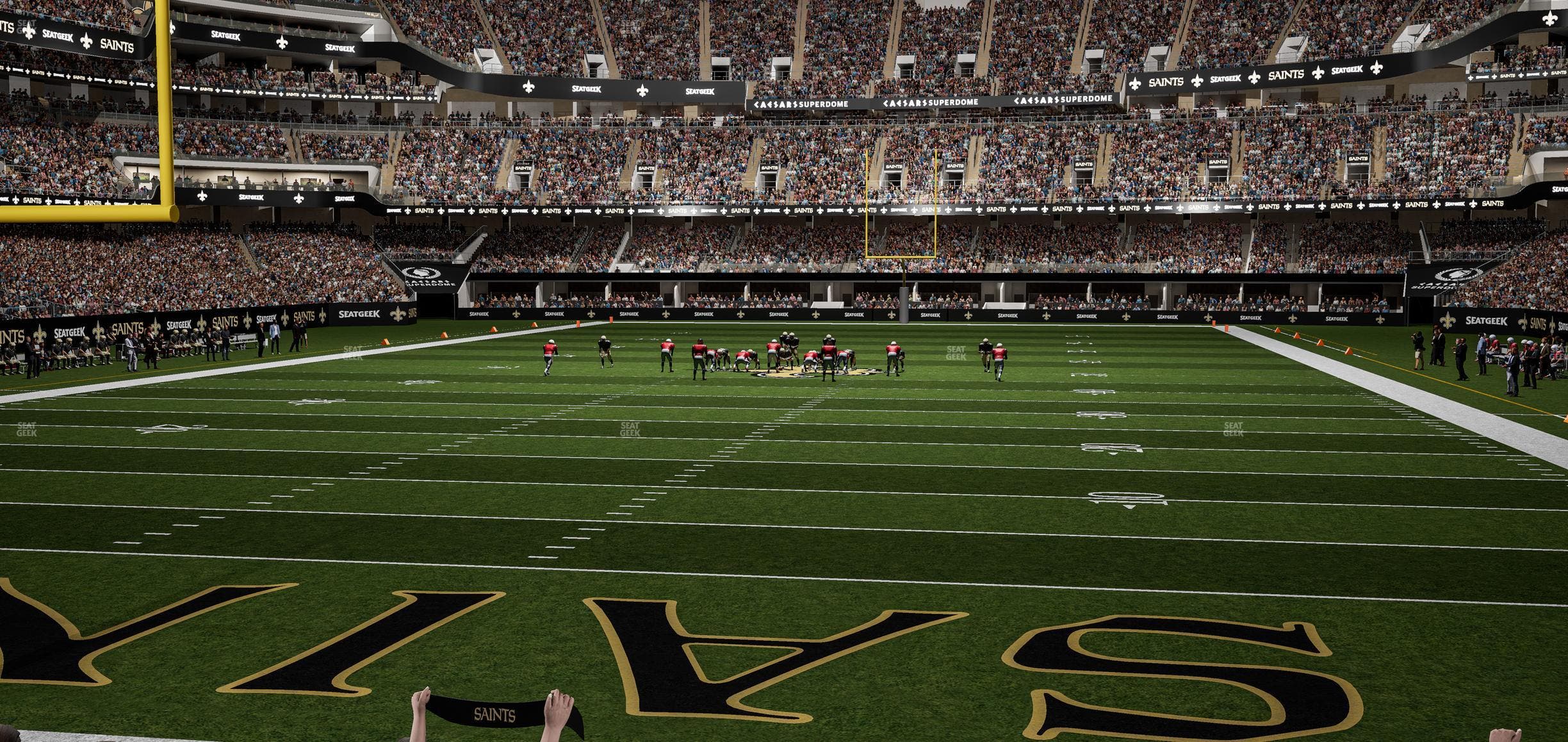 Caesars Superdome - Section 127 Seat View