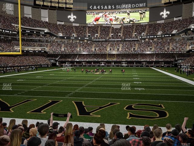 Caesars Superdome - Section 127 Seat View
