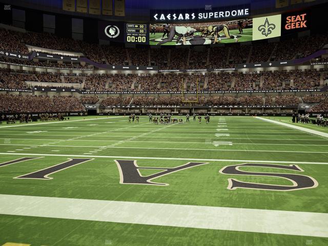 Caesars Superdome - Section 127 Seat View