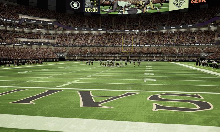 Caesars Superdome - Section 127 Seat View