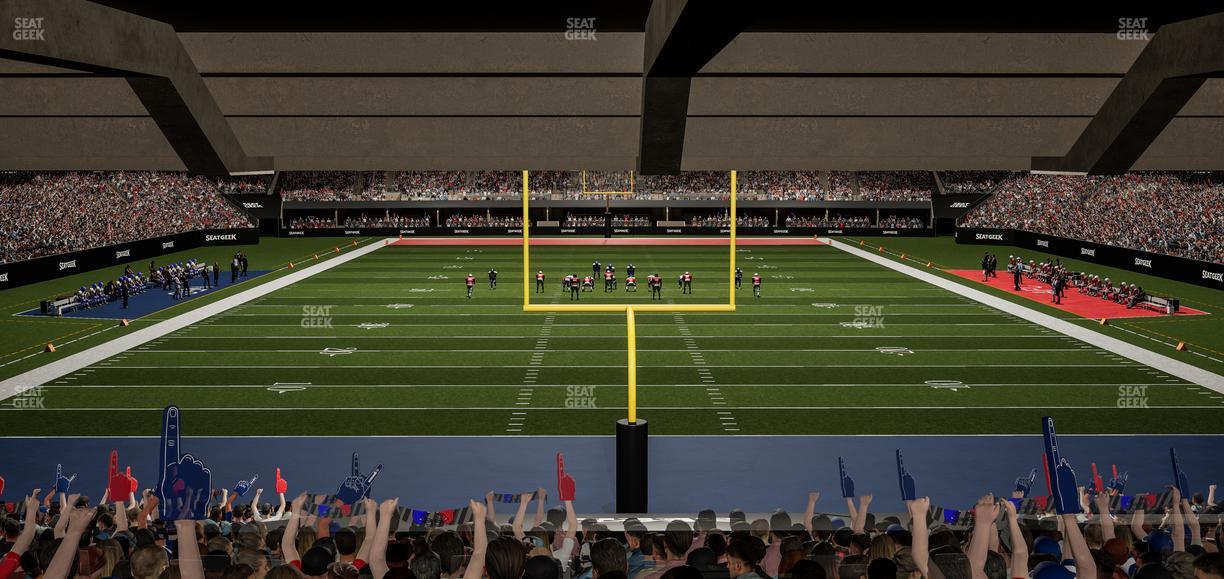 Caesars Superdome - Section 128 Seat View