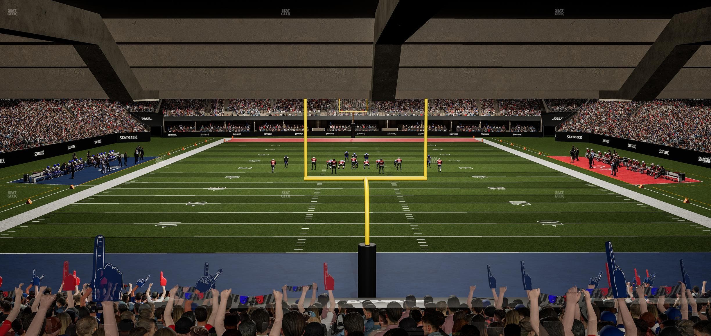 Caesars Superdome - Section 128 Seat View