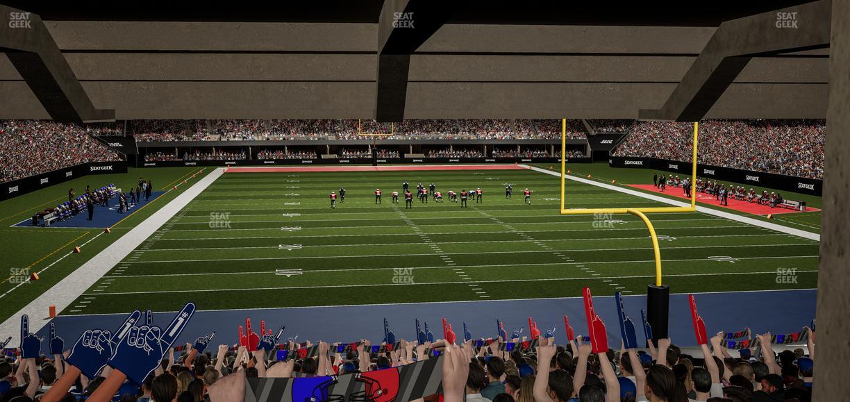 Caesars Superdome - Section 129 Seat View