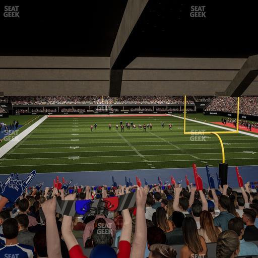 Caesars Superdome - Section 129 Seat View