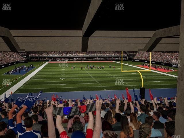 Caesars Superdome - Section 129 Seat View