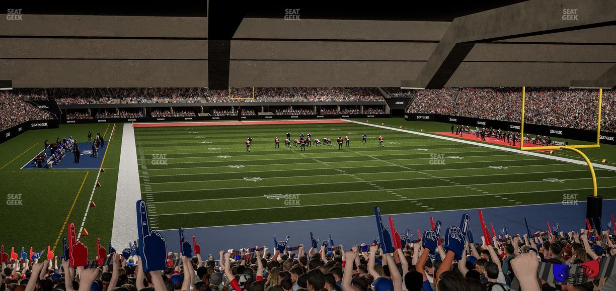 Caesars Superdome - Section 130 Seat View