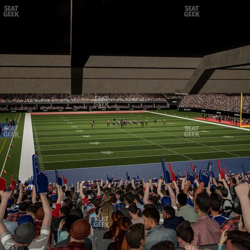 Caesars Superdome - Section 130 Seat View