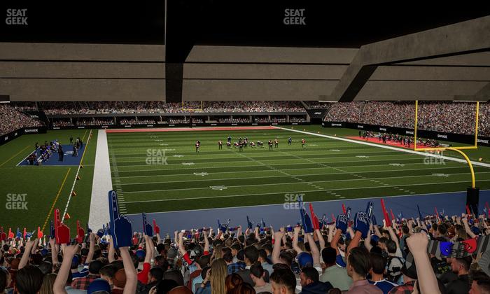 Caesars Superdome - Section 130 Seat View