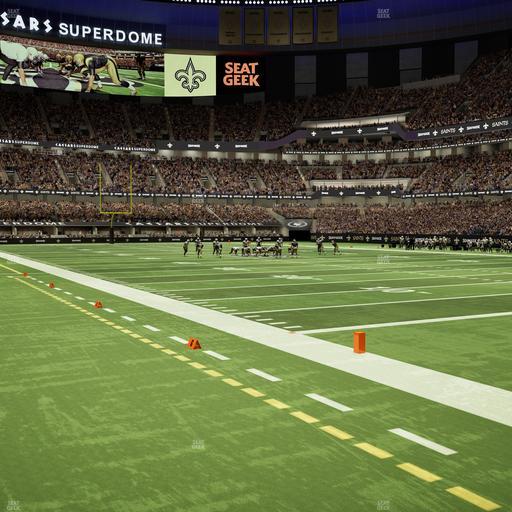 Caesars Superdome - Section 132 Seat View