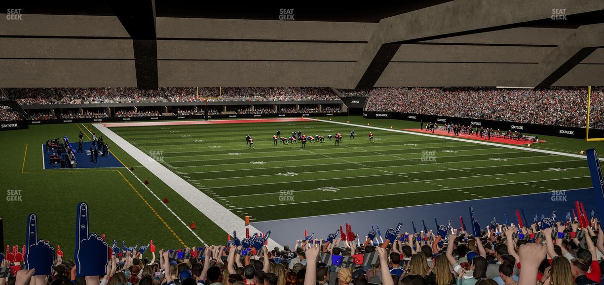 Caesars Superdome - Section 132 Seat View