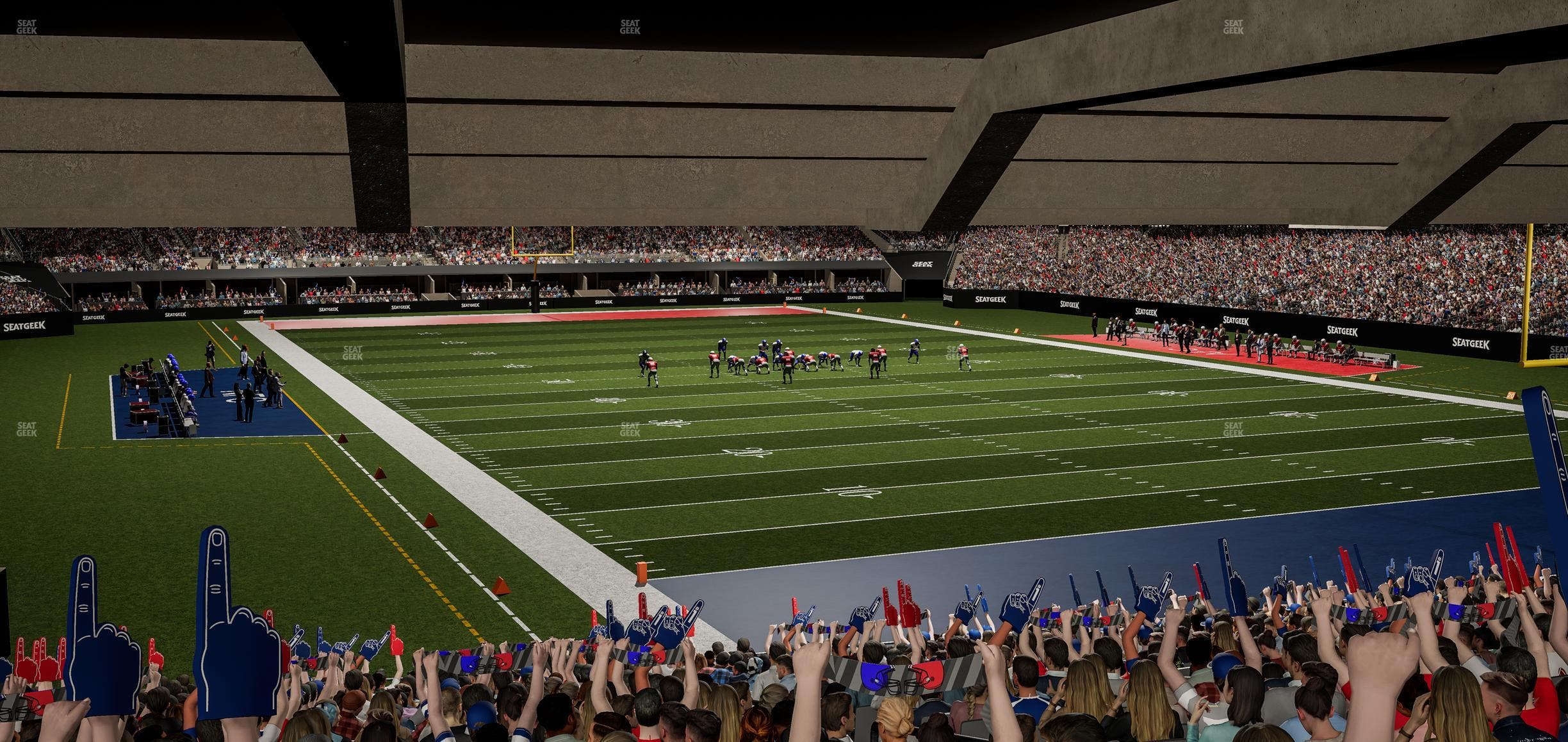 Caesars Superdome - Section 132 Seat View