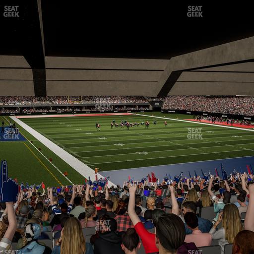 Caesars Superdome - Section 132 Seat View