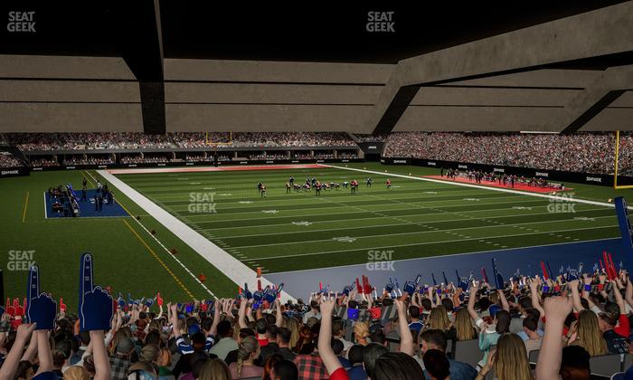 Caesars Superdome - Section 132 Seat View