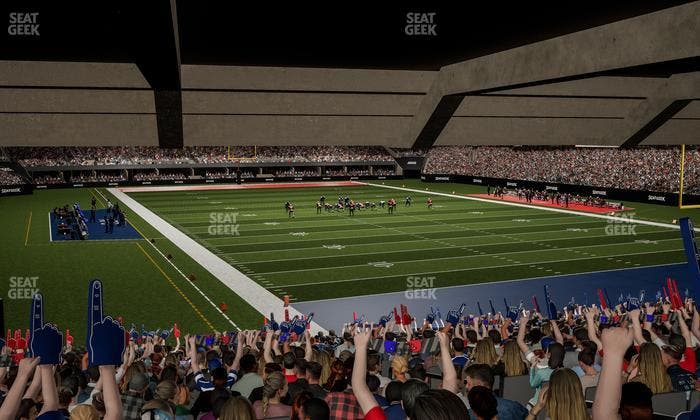 Caesars Superdome - Section 132 Seat View