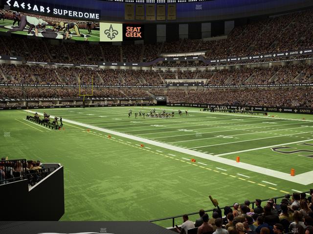 Caesars Superdome - Section 134 Seat View