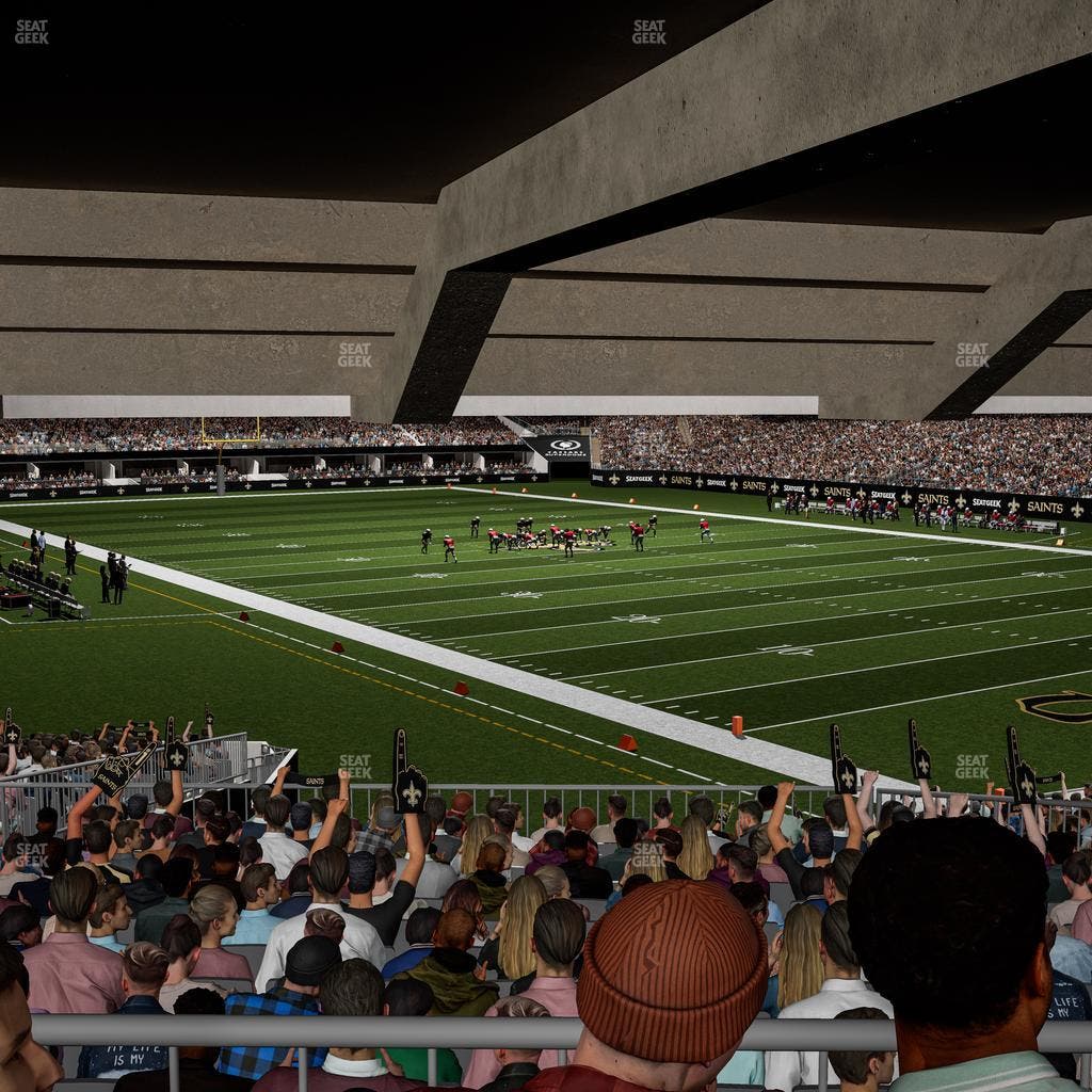 Caesars Superdome - Section 134 Seat View