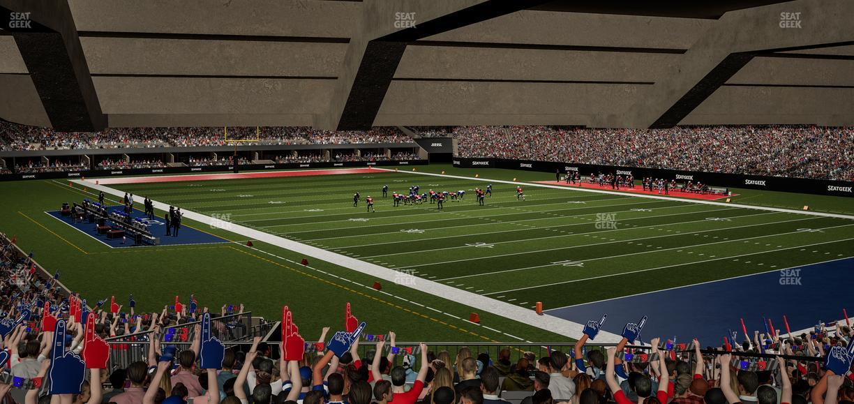 Caesars Superdome - Section 134 Seat View