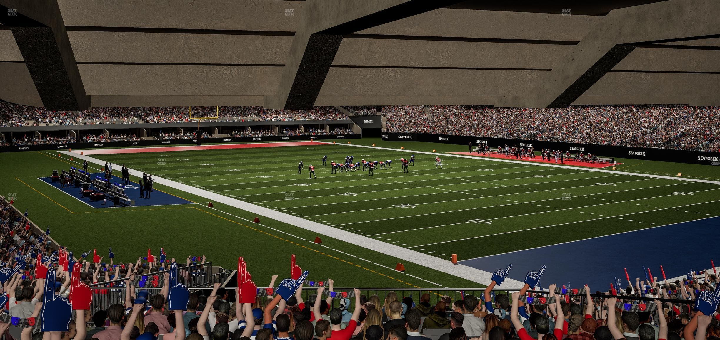 Caesars Superdome - Section 134 Seat View