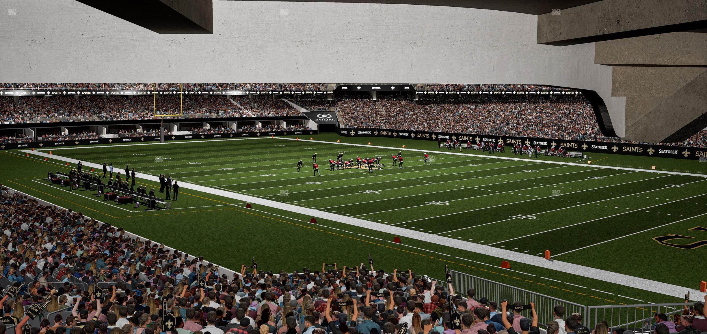 Caesars Superdome - Section 135 Seat View