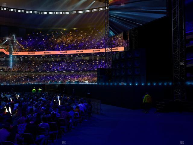 Caesars Superdome - Section 135 Seat View