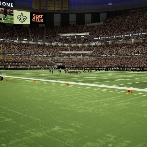 Caesars Superdome - Section 135 Seat View