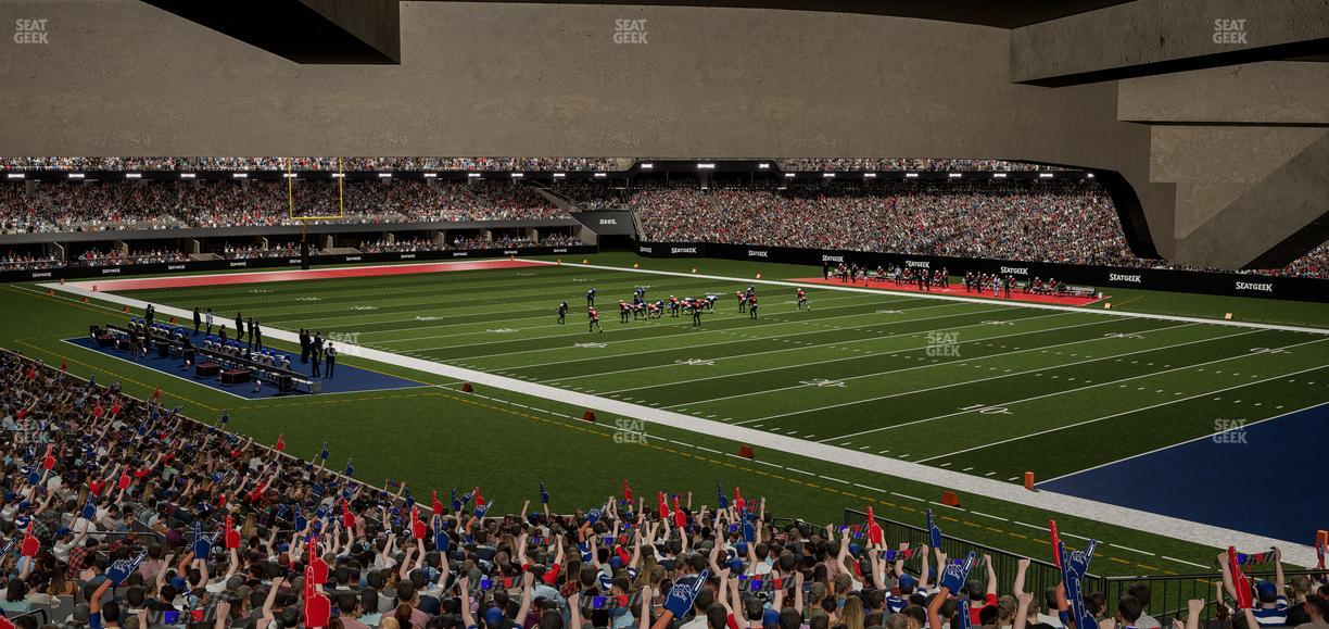 Caesars Superdome - Section 135 Seat View