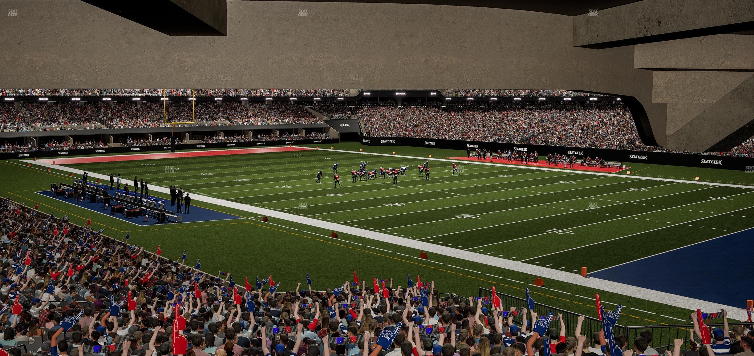 Caesars Superdome - Section 135 Seat View