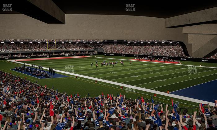 Caesars Superdome - Section 135 Seat View