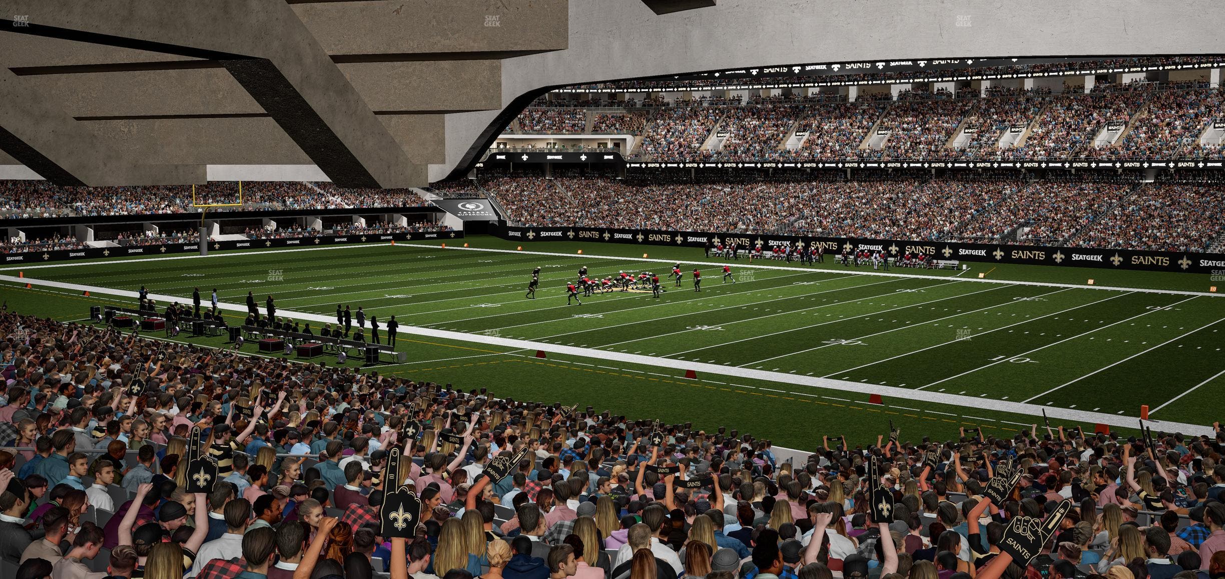 Caesars Superdome - Section 137 Seat View