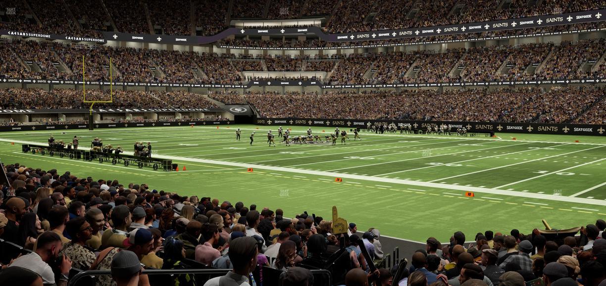 Caesars Superdome - Section 137 Seat View