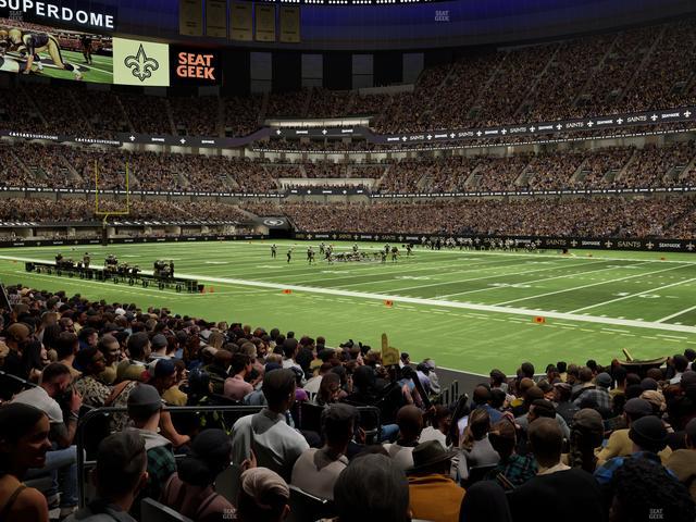 Caesars Superdome - Section 137 Seat View