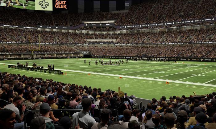 Caesars Superdome - Section 137 Seat View