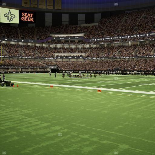 Caesars Superdome - Section 139 Seat View