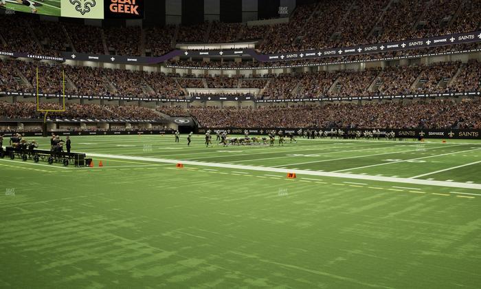 Caesars Superdome - Section 139 Seat View