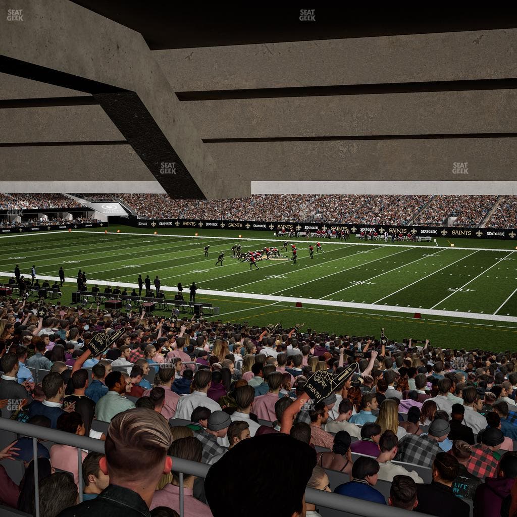 Caesars Superdome - Section 139 Seat View