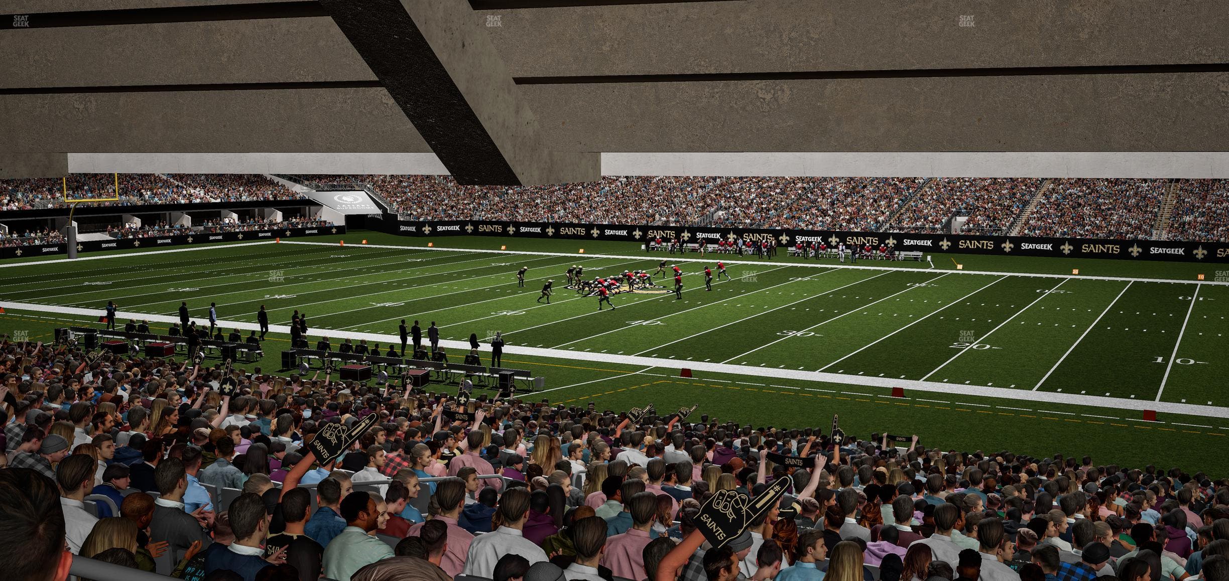 Caesars Superdome - Section 139 Seat View