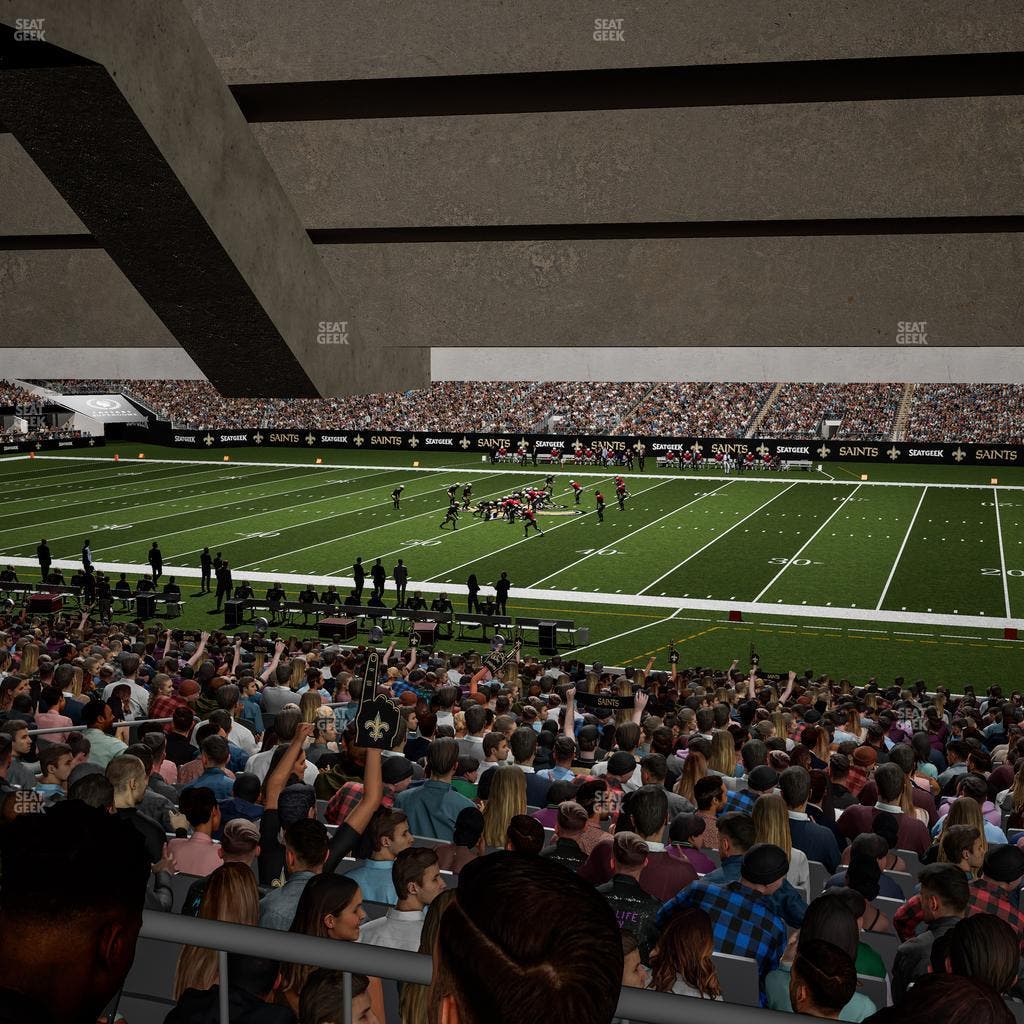 Caesars Superdome - Section 140 Seat View