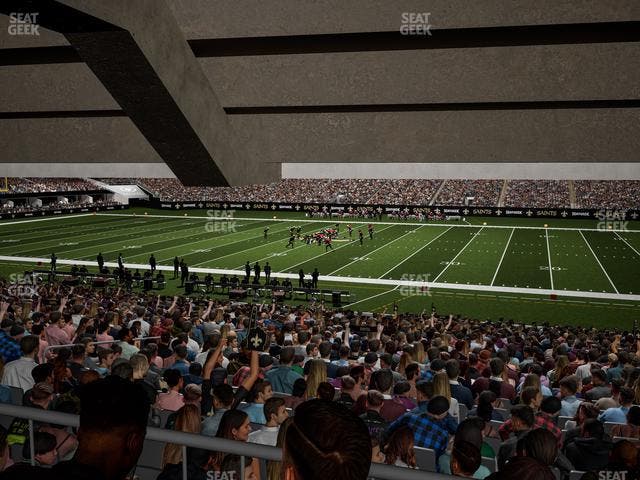 Caesars Superdome - Section 140 Seat View