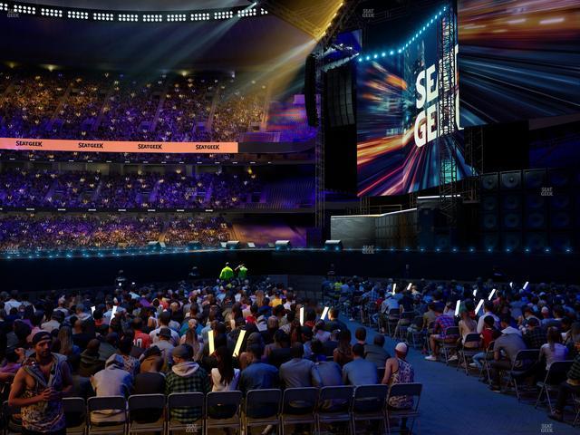 Caesars Superdome - Section 140 Seat View