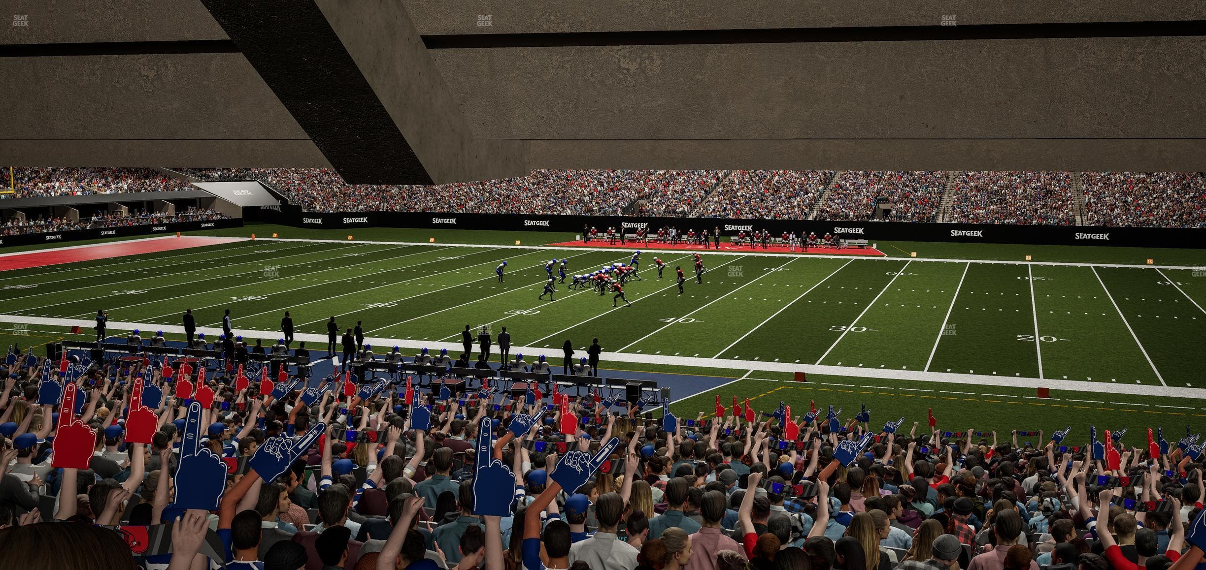 Caesars Superdome - Section 140 Seat View