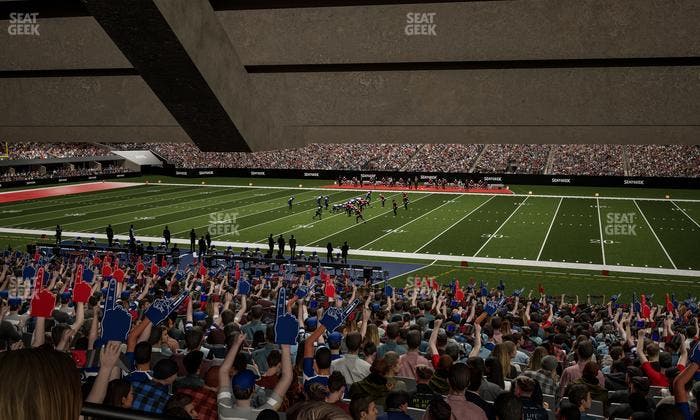 Caesars Superdome - Section 140 Seat View