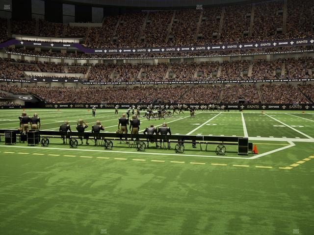 Caesars Superdome - Section 141 Seat View