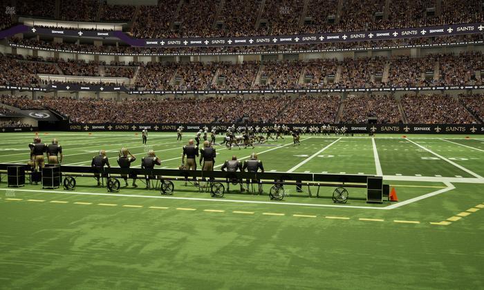 Caesars Superdome - Section 141 Seat View