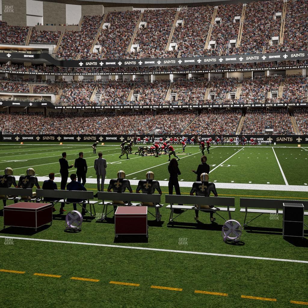 Caesars Superdome - Section 141 Seat View