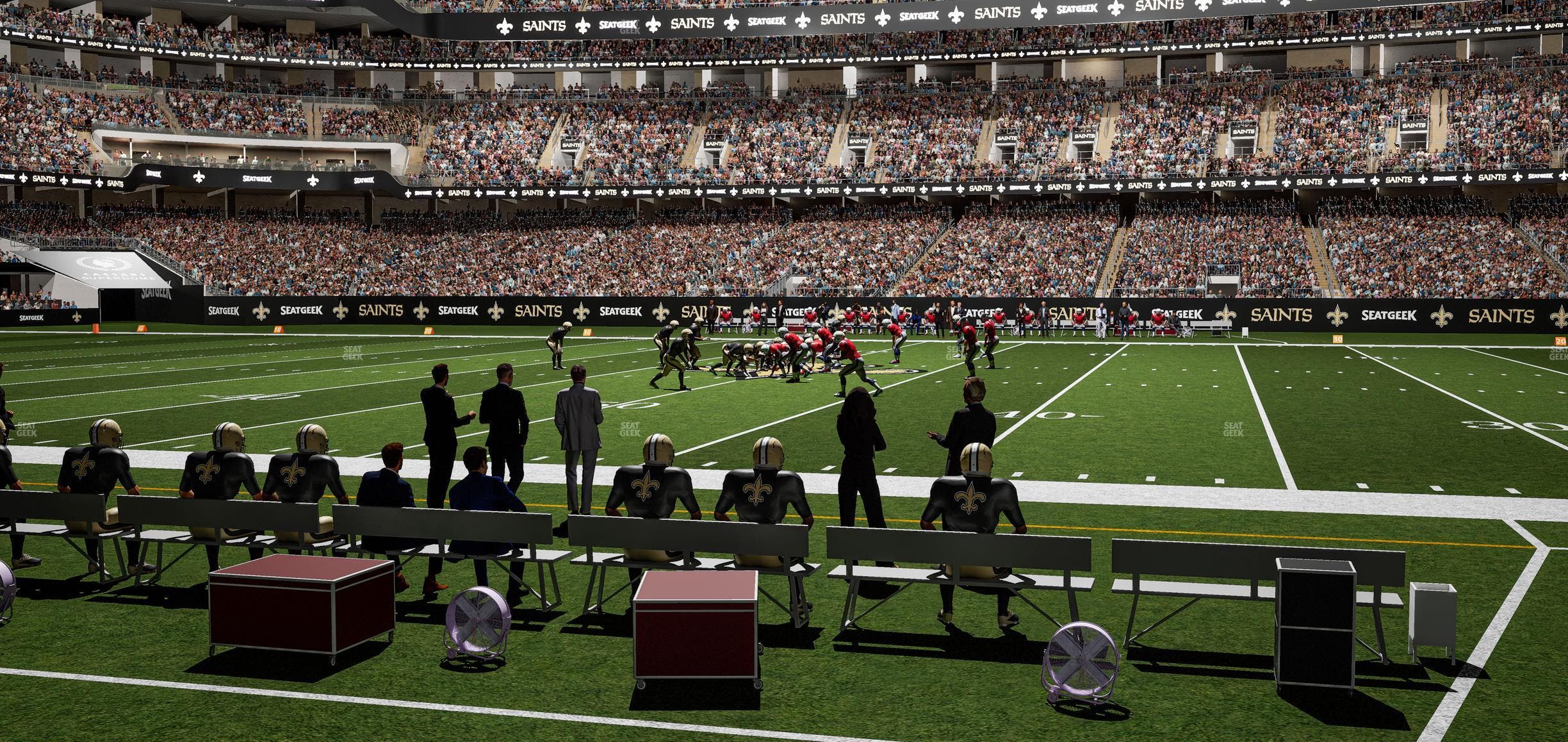 Caesars Superdome - Section 141 Seat View