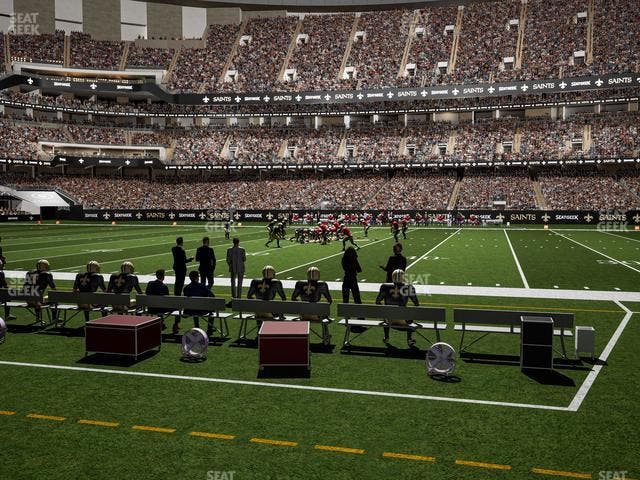 Caesars Superdome - Section 141 Seat View
