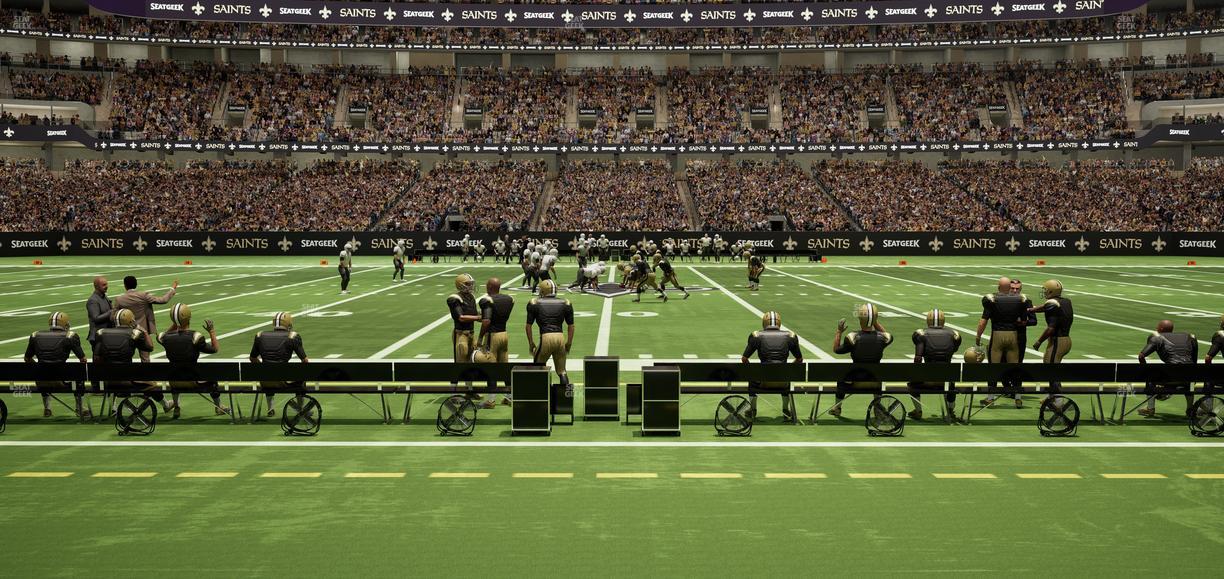 Caesars Superdome - Section 142 Seat View