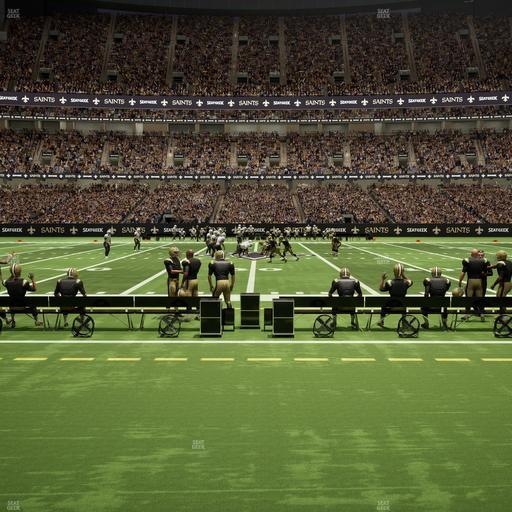 Caesars Superdome - Section 142 Seat View